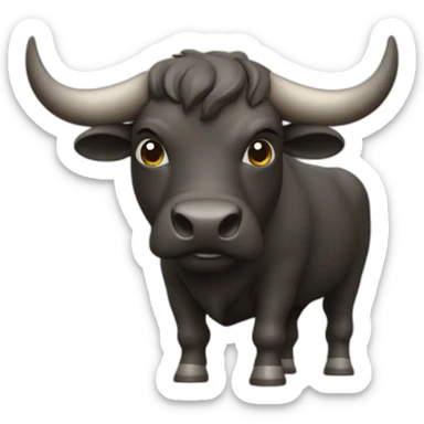 Bull with levski sofia tshirt sticker