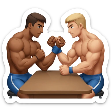 Armwrestling sticker