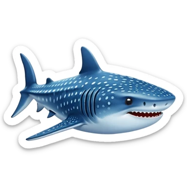 whale shark cute sticker