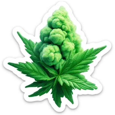 Northern lights cannabis nug  sticker