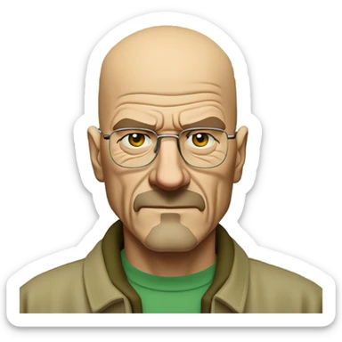 walter white from breaking bad sticker