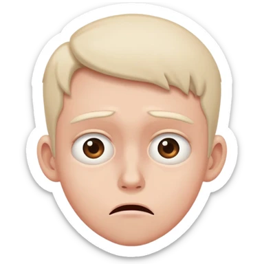 Persona desesperada sin saber que hacer sticker