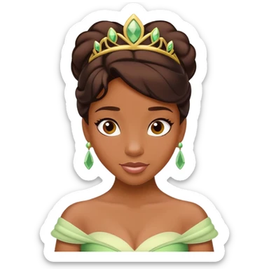Tiana Disney princess sticker