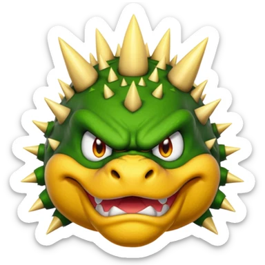 Bowser from the Super Mario Bros. Movie sticker