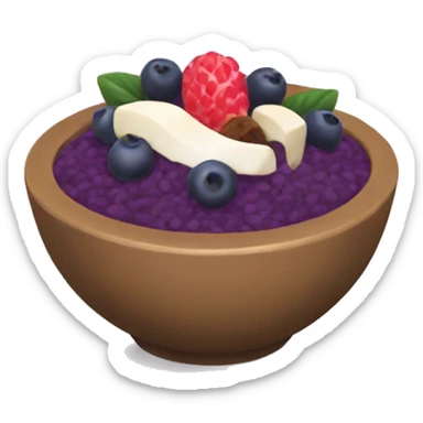 acai bowl  sticker