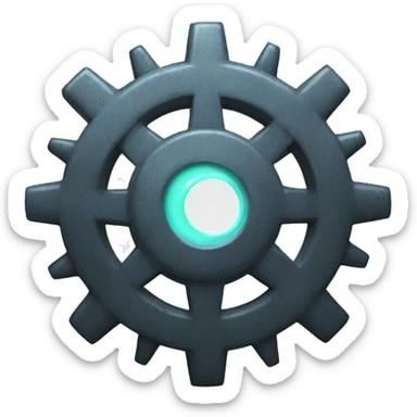 Plasma cog sticker