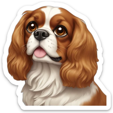 king charles spaniel sticker