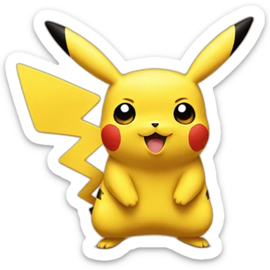 Pikachu Pikachu sticker