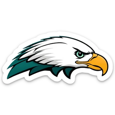 Philidelphia Eagles Logo American football sticker