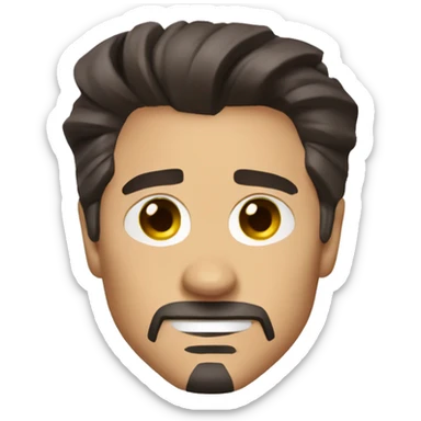 tony stark iron man sticker