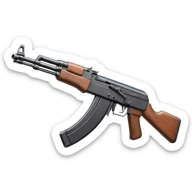 Ak47 shooting sticker
