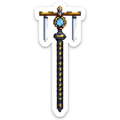 crossed Heka scepter and Nekhakha flail sticker