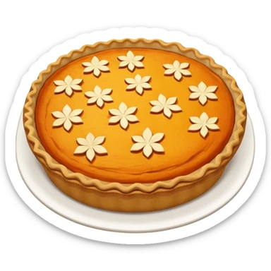 Sweet potato pie sticker