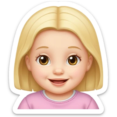 2 months baby girls sticker