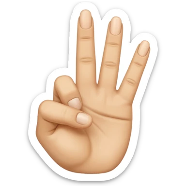 Middle finger raising down emoji ￼ sticker