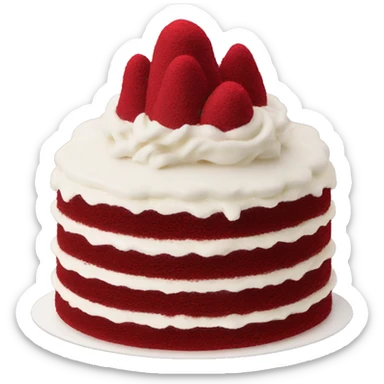 red velvet cake sticker