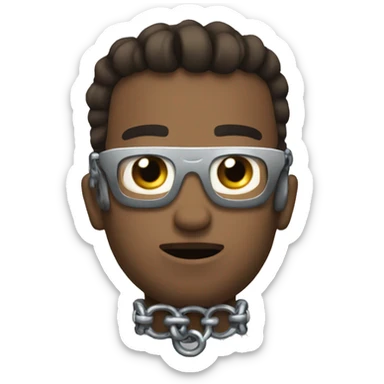 handcuffed emote sticker