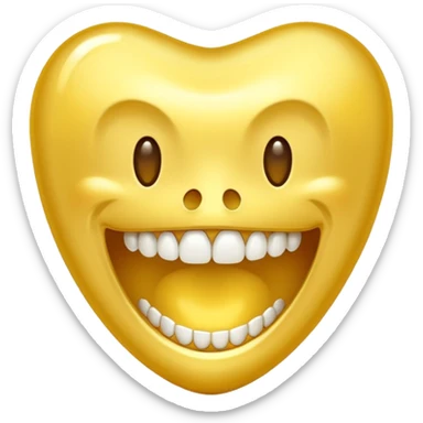 gold tooth no face sticker