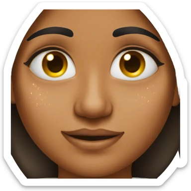 indian girl with acne sticker