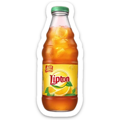 Lipton ice tea can sticker