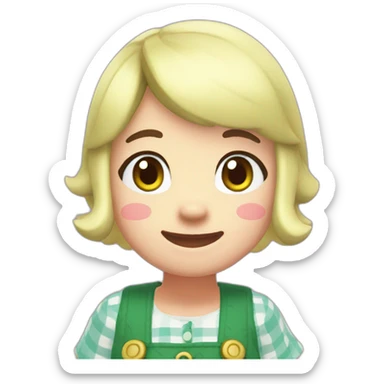 Happy Marie to animal crossing sticker