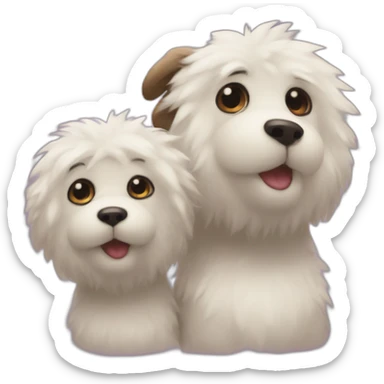 Luffu and gogo sticker