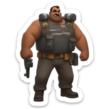 Big heavy tf2 sticker