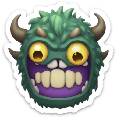 monstre monster anime sticker