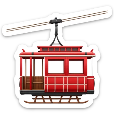 cable car sticker
