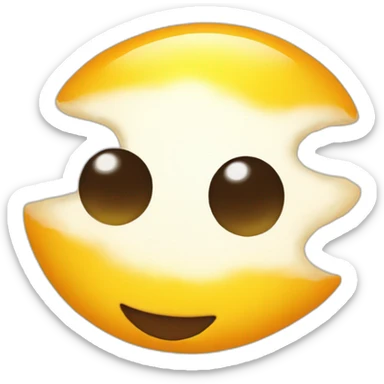 Sunny side up sticker