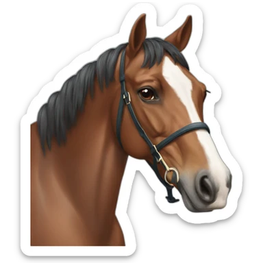American Thoroughbred Horse sticker