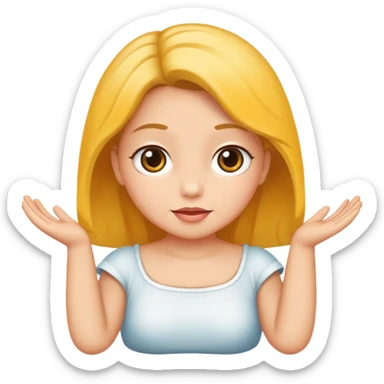 Um bebê loiras com asas sticker