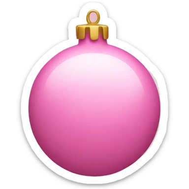 pink ornament  sticker