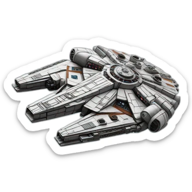 millennium falcon sticker