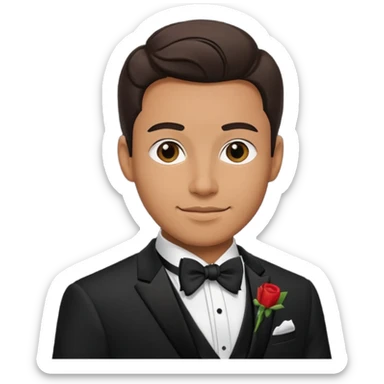 American groom, traditional, culture of american. sticker