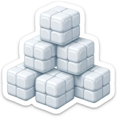 sugar cubes sticker