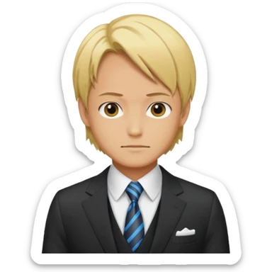 Related to chibi anime style characters of sanji animes character in 2d sticker