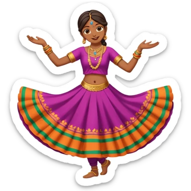 Índia dançando sticker