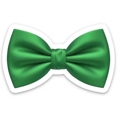 green bow tie, slightly tilted sticker