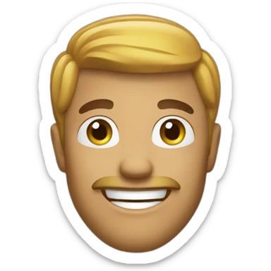 Happy merchant sticker