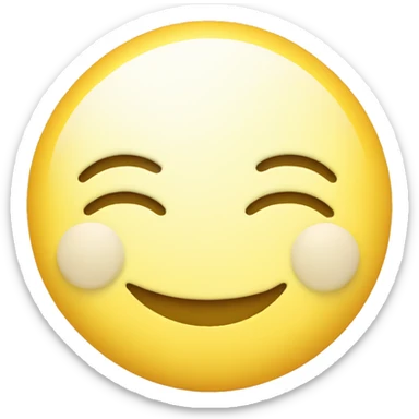 smiley sleep face sticker