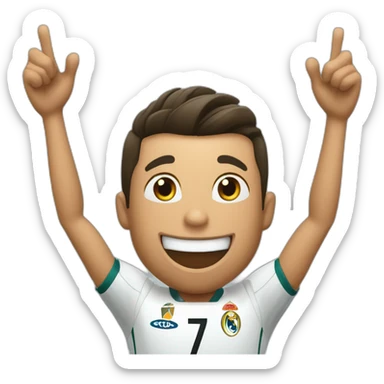 Cr7 celebrating suiii sticker