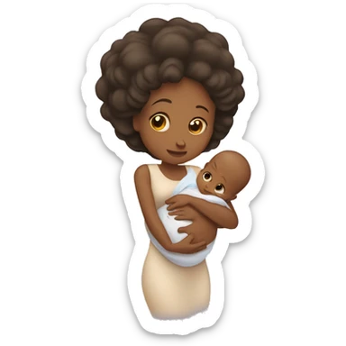 mom baby  sticker