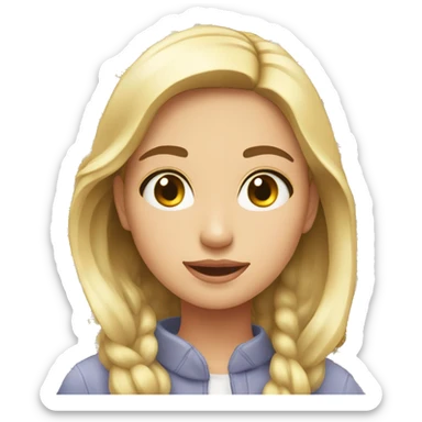 perempuan cantik yg lucu sticker