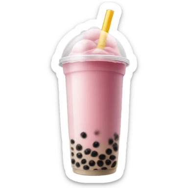 Bubble tea sticker