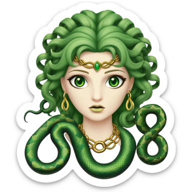Roman Medusa sticker