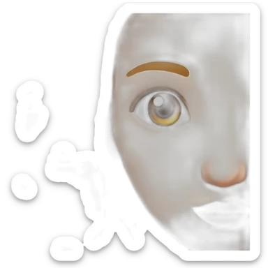 pale skin couple red eyes sticker