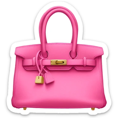 Pink Birkin bag sticker