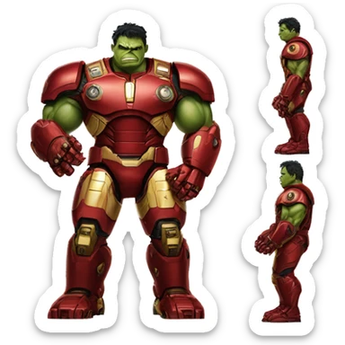 Portman Hulk Buster  sticker