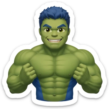 hulk namorando sticker